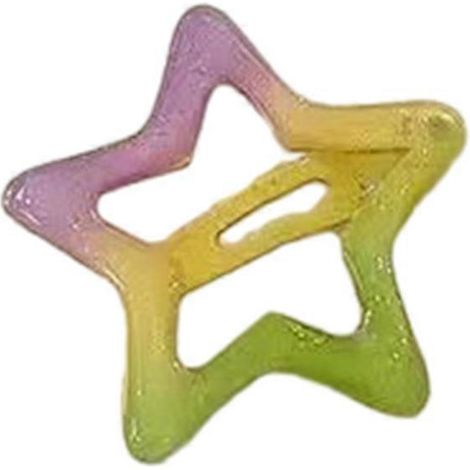 Pince à cheveux en métal en forme d'étoile à cinq branches, barrette pour fille, pince à cheveux pour enfant (1/5)