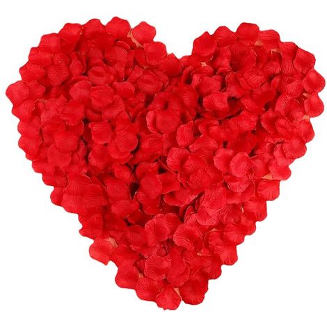 4000 Pcs Pétales de Rose Artificielle Rouges en Soie Faux Petale de Rose Rouge Pétales de Artificiels Petale Rose pour la Saint Valentin Proposition Fête Mariage Anniversaire Romantique Décorat (1/5)
