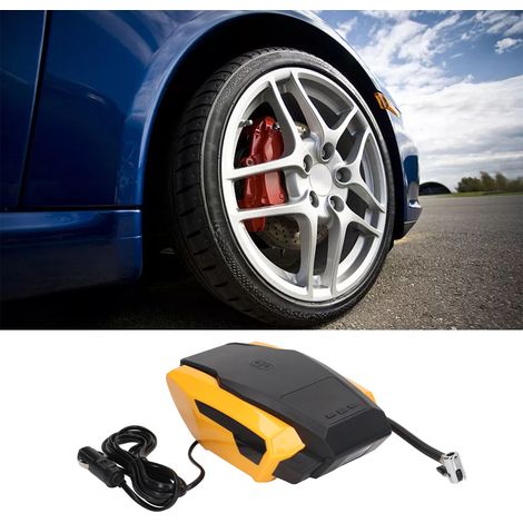 Pompe à air pour voiture ATJ-1166S, double cylindre, sans fil, pompe à air électrique 12 V, gonfleur de pneus d'urgence portable avec affichage numérique (1/4)
