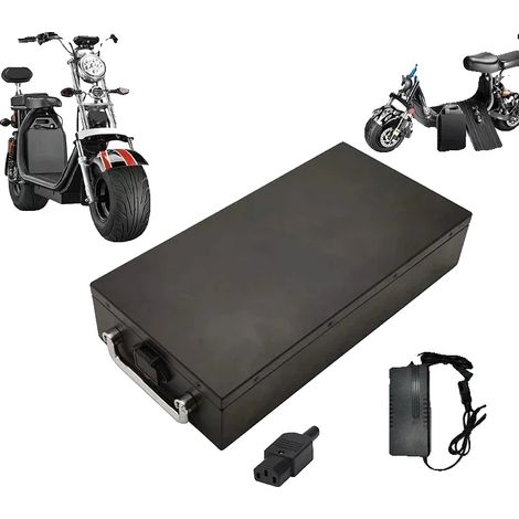Batteria per moto elettrica, capacità 60V, sistema di gestione intelligente, 60V-30Ah, 60V (1/2)