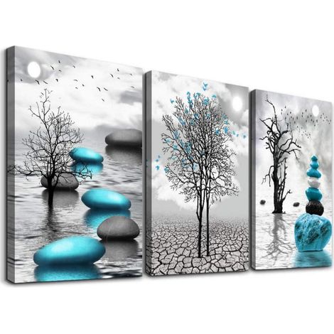 Schwarz Weiß Wandbilder Wohnzimmer Schlafzimmer Küche Badezimmer Büro 40x58cm (1/5)