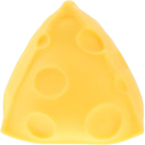 1/2/3 pièces Fromage à presser, bloc de fromage souple et moelleux, jouet anti-stress à presser, 1 pièce - Triangulaire (1/5)