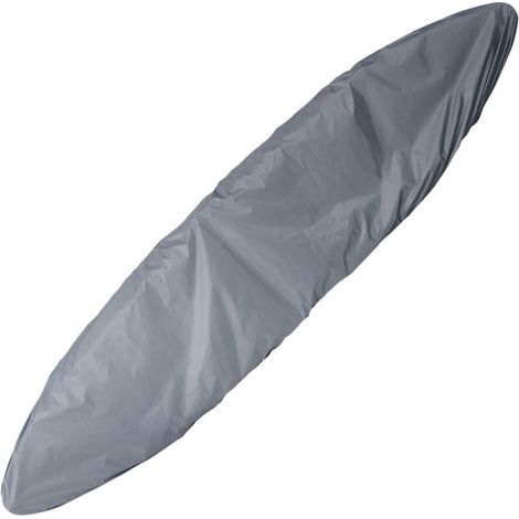 Housse pour canoë de 3,6 à 4 mètres, imperméable, anti-poussière, résistante aux UV, durable, argentée. (1/4)