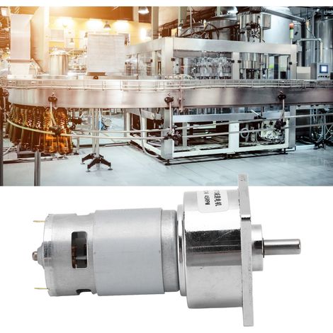Moteur à engrenages CC 60A775, 24 V CC, 45 tr/min (1/5)