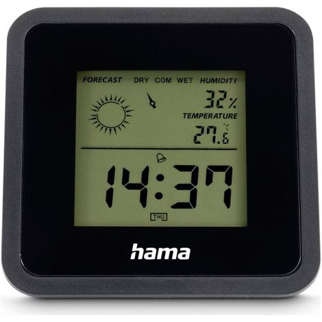 Hama Borneo Thermo-/Hygrometer Schwarz 00185890 (1/3)