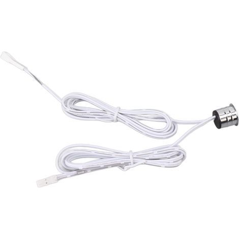 Berührungsschalter, optimale Wärmeableitung, Gehäuse aus Aluminiumlegierung, DC 5–24 V, integrierte Installation, hochempfindlicher blauer LED-Berührungsschalter für den Eingang (1/5)
