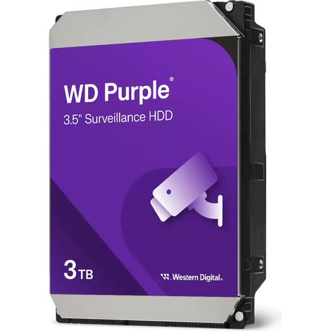 Dysk HDD WD Purple WD34PURZ (3 TB  3.5" 256 MB 5400 obr/min)