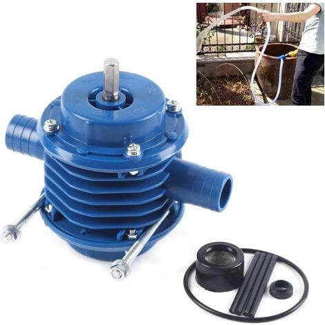 Pompe à eau miniature portable, pompe à eau électrique pour le jardin, petite pompe à eau centrifuge pour la maison, pompe à eau miniature pour le jardin, pompe à eau centrifuge pour la maison, bleue (1/5)