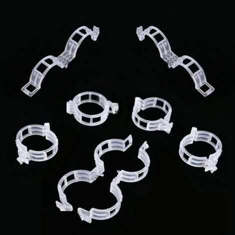 Jardinage Garden Plantes Fixation Clips, pour Tomates, Roses, Concombres et Autres Plante de Vrille, Légumes Vigne Tiges de Croissance Droit et Plus Sain (100 Pcs) (1/4)