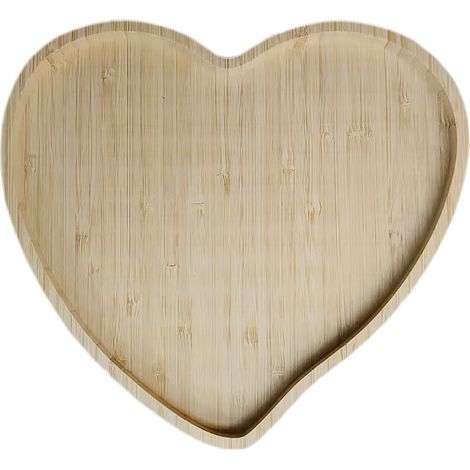 Plateau de service en forme de cœur en bois, plateau à fromage, plateau à desserts et à grignotages, planche à charcuterie pour la maison, les mariages et les fêtes (1/3)