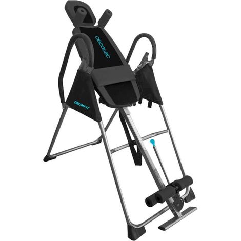Cecotec Tabla de Inversión Plegable con Inversión Total 180º Drumfit Inversion 1800. Estira la Espalda