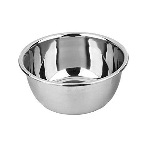 Bol mélangeur en acier inoxydable, 34 cm, 12QT, avec polissage miroir, grand bol de cuisine, pour pâte, salade, rangement, passe au lave-vaisselle, design antidérapant, 1 pièce (1/5)