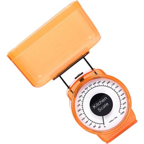 Balance Mécanique Grand Récipient en Plastique Cuisine Orange Balance (1/5)