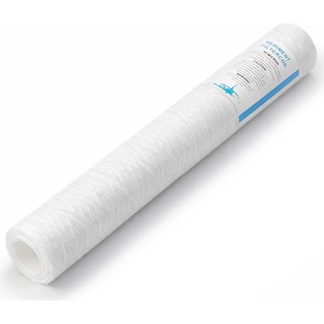 Naturewater PPW-20A Sedimentfilter 20 Zoll (508 mm) 50 µ Ersatz Wasserfilter, Umkehrosmose Filter, Ersatz Filterkartusche