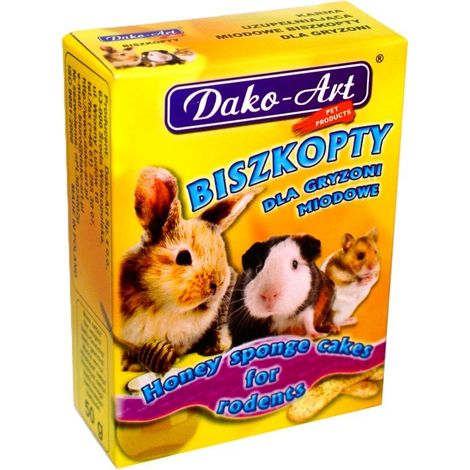 Dako-Art  Golosinas para roedores  Galletas - Galletas de Miel 50 g