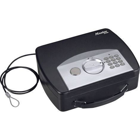 Master Lock P40020 Cassetta porta documenti (L x A x P) 74 x 254 x 201 mm Nero (1/5)