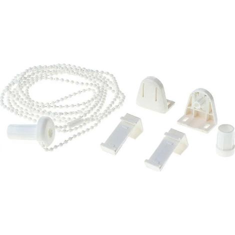 Filiyano – Kit de fixation pour store enrouleur, chaînette pour support de store enrouleur réglable 17 mm (1/5)