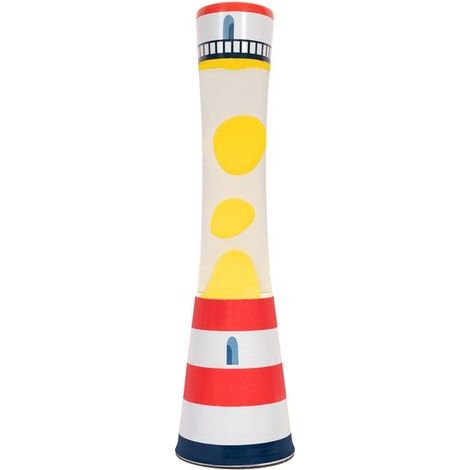 Lampada Lava Faro Multicolore 22x12x29cm Fisura