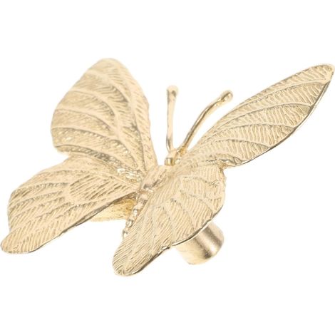 Poignée papillon en laiton pour armoires et cuisines, polyvalente (1/5)