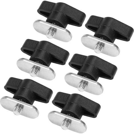 6 Sets Kayak Screws Nuts Hardware for Rail Canoe Kayak Track Mounting System Fishing Boat Accessories (1/5)