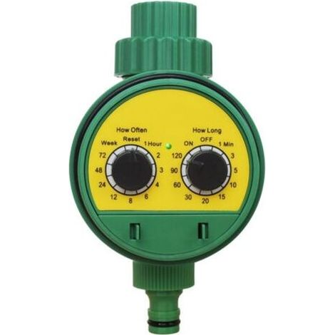 Programmateur arrosage automatique – Alimentation 9V – Pression 0 à 8 bars – Compatible robinets 1/2 et 3/4 pouces – Écran LCD étanche (1/5)