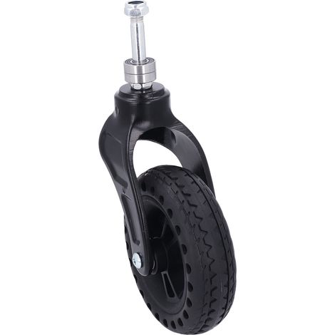 Roue avant rechange pleine antidérapante caoutchouc TPE 6 pouces pour roulette chariot charge 75 kg 1 pièce (1/5)