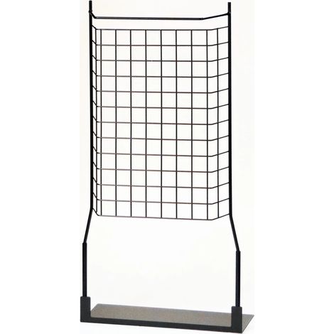 Griglia salvaustioni con piedistallo 37x18x83 cm per stufe a pellet e legna con appendino superiore