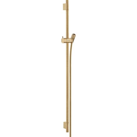 Hansgrohe Unica'S - Asta saliscendi  90 cm con flessibile doccia, bronzo spazzolato 28631140