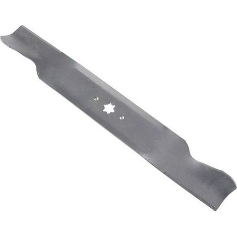 Lame de tondeuse 54 cm – Compatible tracteurs – Longueur coupant à coupant 538 mm – Trou étoile 6 pointes – Alésage 8 mm (1/3)