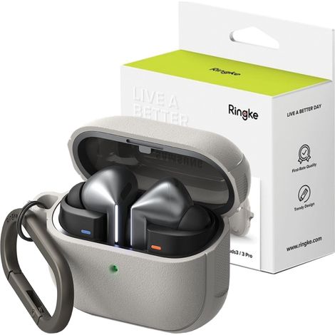 Ringke Onyx Magnetic MagSafe Samsung Galaxy Buds 3 / 3 PRO Warmgrau (1/5)