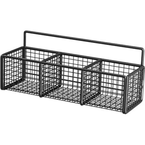 Drahtkorb zur Aufbewahrung, Küchenorganizer, multifunktionale Hängekörbe für die Wand (1/4)