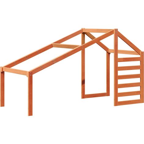 Maison Exclusive - Techo de cama infantil madera maciza pino marr