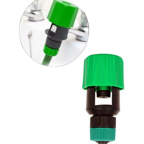Raccord universel pour robinet d'arrosage, mitigeur, adaptateur pour robinet de cuisine, raccord rapide, robinet standard. (1/4)