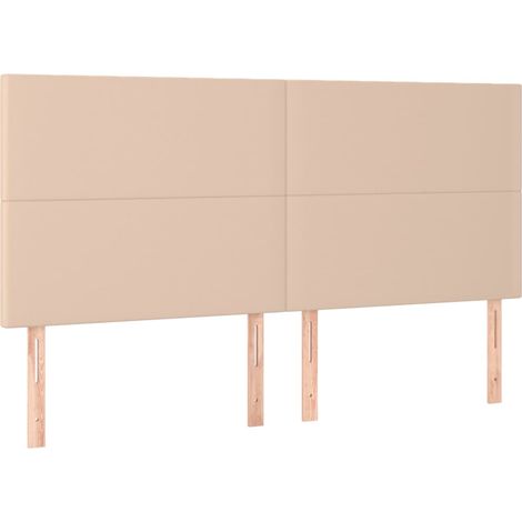 Maison Exclusive - Cabecero Capuchino 180x5x118/128 cm Piel Sinté