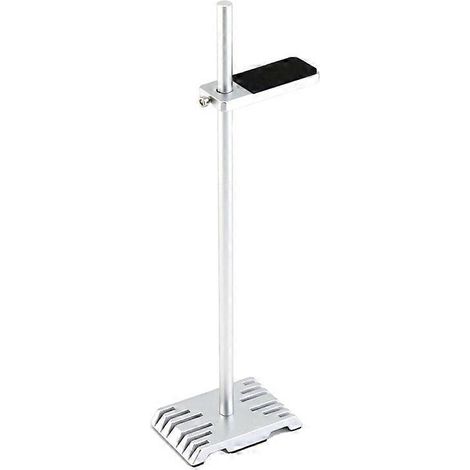 Work Stand for 1/10 1/8 RC Car -4 Axial SCX10, Silver (1/5)