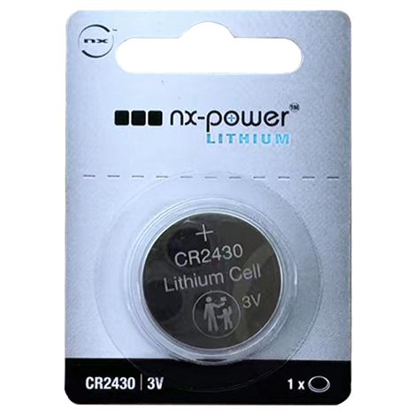NX - Pile bouton lithium blister CR2430 3V 280mAh