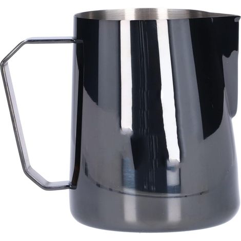 Pichet à café en Acier Inoxydable 600 ml/20 oz(Pistolet Noir 600ml (avec Logo)) (1/5)