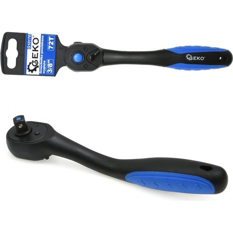 Cricchetto rivestito, curvo, 3/8" 72T (12/48) (1/3)