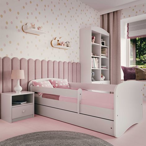 Kocot Kids Babydream 80x180, letto con rete e cassetto - Bianco