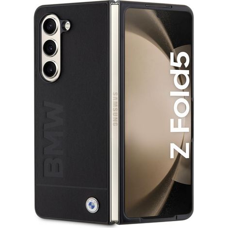 Étui rigide noir BMW Z Fold5 F946 avec logo signature