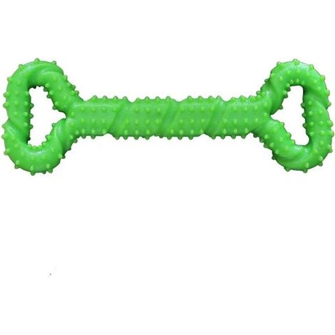 Robustes Hundekauspielzeug in Knochenform, extra groß, mit konvexem Design. Starkes Zerrspielzeug für aggressive Kauer, mittelgroße und große Hunde. Zahnreinigung.
