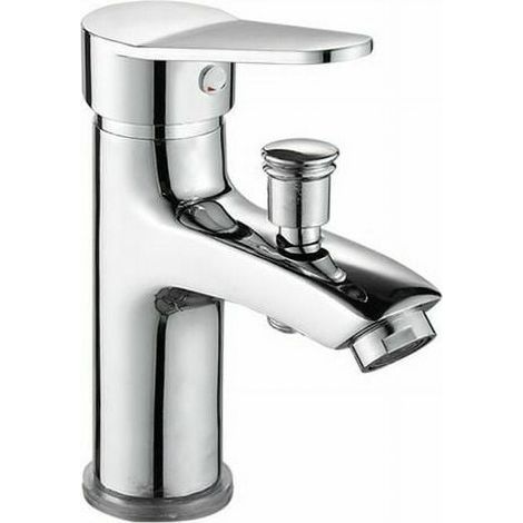 Einhand-Badewannen-/Duscharmatur, Chrom, Einhebel-Badewannenmischer, Einloch-Waschtischmischer für das Badezimmer, Waschbeckenarmaturen (Einzelarmatur) (1/5)