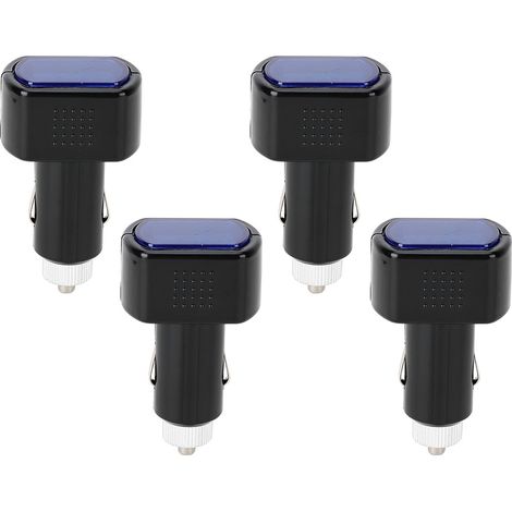 Lot de 4 Voltmètres Voiture LED Affichage Numérique Détecteur de Tension Batterie Moniteur (1/4)