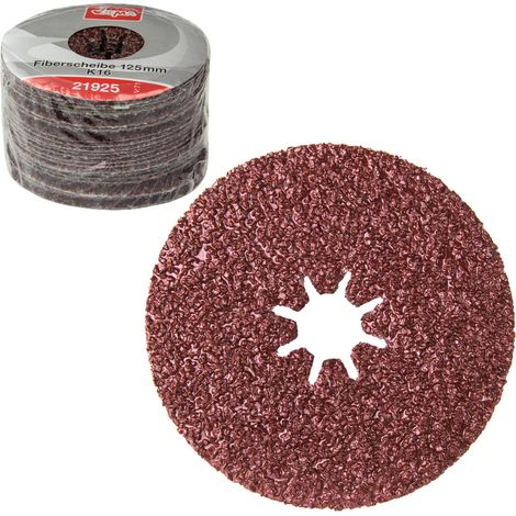 Fiberscheiben 125mm K16 Schleifscheibe Fächerscheibe Schleifteller Schleifmop (1/2)