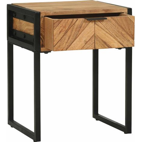 Maison Exclusive - Comodino Marrone 40 x 35 x 50 cm (1/5)