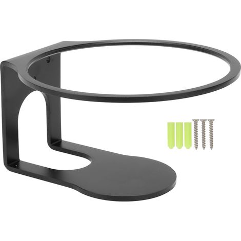 Support Murale pour Enceinte - Support Métal Élégant Gain de Place pour HomePod 2e et 1re Génération Noir (1/5)