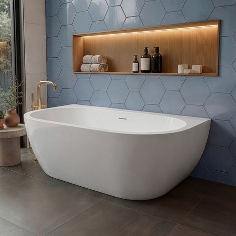 Baignoire autoportante Hanoi - Badplaats - 170 x 80 x 58 cm - Ba