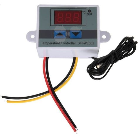 Thermostat XH‑W3001 – Contrôleur de Température Digital avec Senseur Imperméable (1/5)