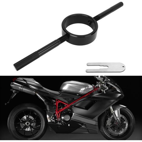 Kit d'outils de compression de ressorts de fourche pour la plupart des fourches inversées de motos de route (1/5)