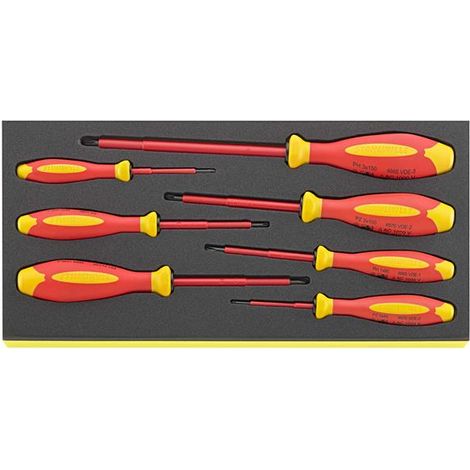 Stahlwille TCS 4665/4670 Schraubendreher-Set gelb 7 Teile